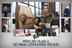 Modelimiz Dilara U. Tac Mahal Çekiminde