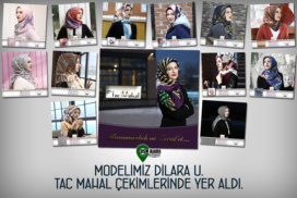 Modelimiz Dilara U. Tac Mahal Çekiminde